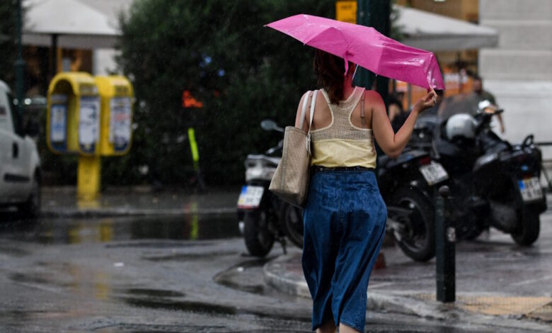 Καιρός-σήμερα:-Τοπικές-βροχές-και-αύξηση-της-θερμοκρασίας-–-Ισχυροί-άνεμοι-έως-7-μποφόρ-στα-πελάγη
