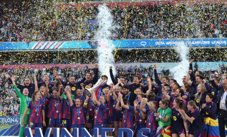 Μπαρτσελόνα-–-Λιόν-4-0:-Κατέκτησαν-το-champions-league-γυναικών-οι-«μπλαουγκράνα»