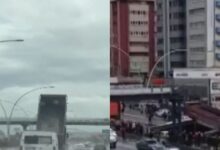 Πεζογέφυρα-κατέρρευσε-στην-Άγκυρα-μετά-από-σύγκρουση-φορτηγού-–-3-τραυματίες