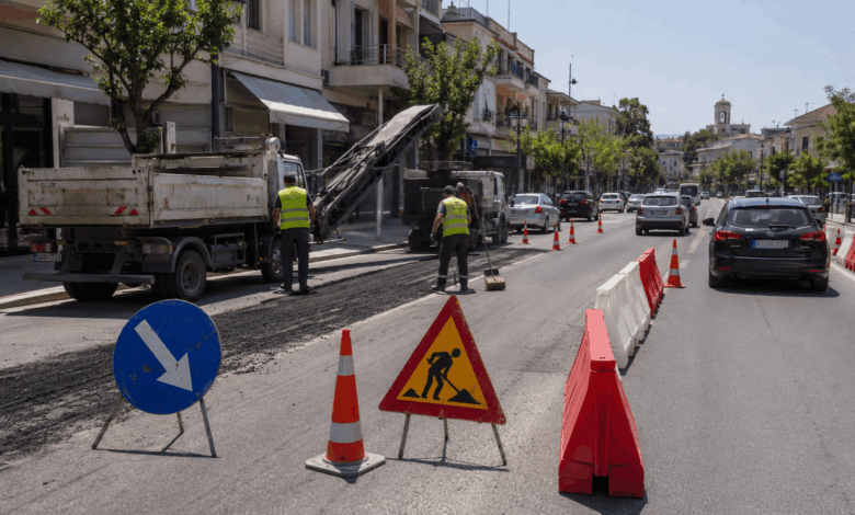Κλειστοί-δρόμοι-στα-Τρίκαλα-για-έργα-της-ΔΕΥΑΤ