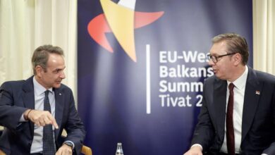 Κυριάκος-Μητσοτάκης-και-Αλεξάνταρ-Βούτσιτς-συναντήθηκαν-στο-Μαυροβούνιο:-Ενέργεια-και-μεταφορές-στην-ατζέντα-της-συζήτησης
