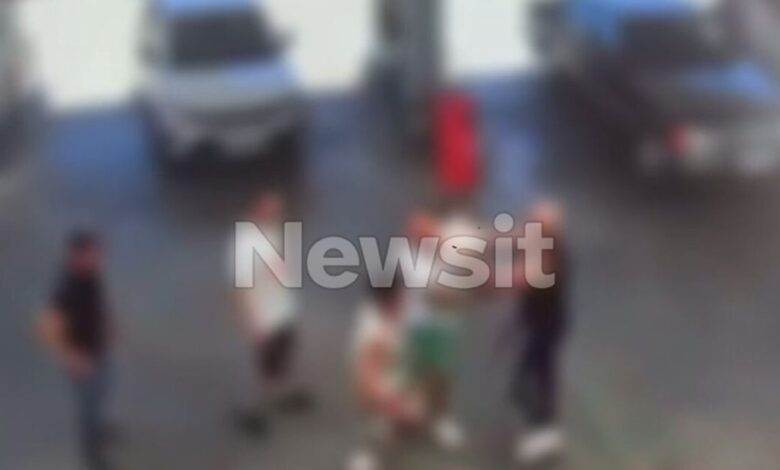 Ραφήνα:-Καρέ-καρέ-η-επίθεση-με-μαχαίρι-σε-υπάλληλο-και-πελάτη-σε-βενζινάδικο