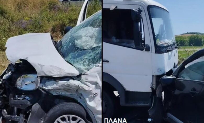 Χαλκιδική:-Καραμπόλα-με-φορτηγό-και-δύο-αυτοκίνητα-–-3-παιδιά-τραυματίστηκαν