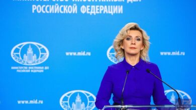Ζαχάροβα:-Η-Ρωσία-καταδικάζει-έντονα-την-εγκληματική-επίθεση-του-Κιέβου-σε-τρένο-στην-Κριμαία