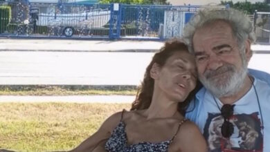 Δήμητρα-Παπαδήμα-–-Γιάννης-Μποσταντζόγλου:-Οι-σπάνιες-φωτογραφίες-τους-αγκαλιά