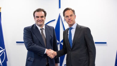 Πιερρακάκης-και-Ρούτε-συζήτησαν-για-τη-χρηματοδότηση-της-άμυνας-με-φόντο-την-ενεργοποίηση-της-ρήτρας-διαφυγής