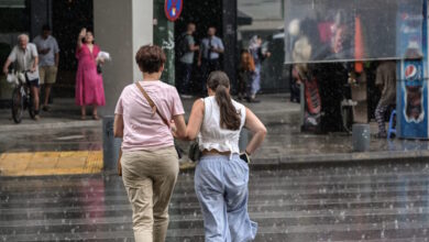 Καιρός-αύριο:-Μπουρίνια-και-χαλάζι-σε-Μακεδονία,-Ήπειρο,-Θεσσαλία,-Σποράδες-και-Εύβοια-–-Στους-32-βαθμούς-η-θερμοκρασία