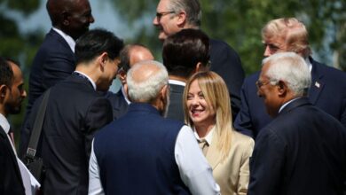 Η-Μελόνι-στους-ηγέτες-της-g7-αφού-έκοψε-το-τσιγάρο:-«Χρειάστηκα-τρεις-καφέδες-για-να-ξυπνήσω»