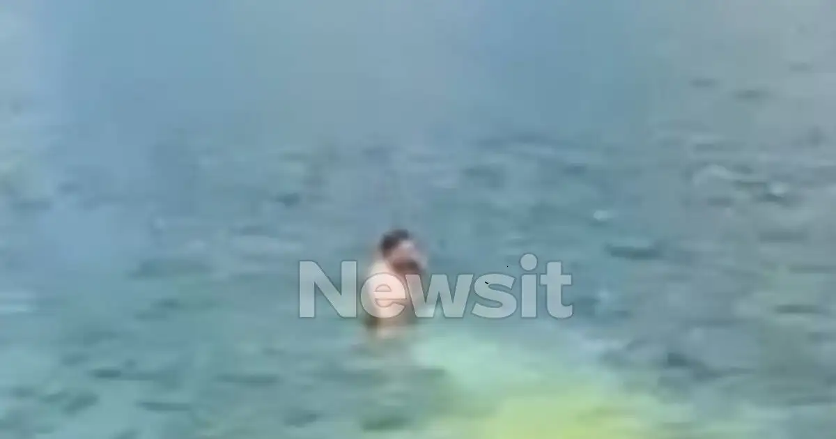 Μέτσοβο:-Βίντεο-ντοκουμέντο-μετά-την-πτώση-του-πυροσβεστικού-ελικοπτέρου-–-Χειριστής-κολυμπά-γύρω-από-το-βυθισμένο-bell