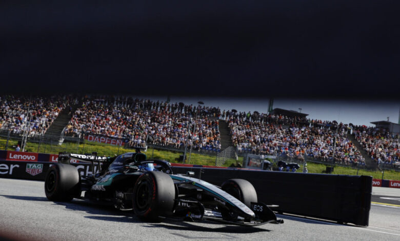 Στην-pole-position-ο-george-russell-με-mercedes-στο-grand-prix-της-formula-1-στην-Αυστρία