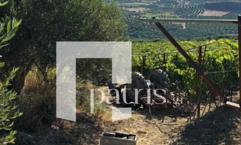 Ηράκλειο:-Χωρίς-τις-αισθήσεις-του-60χρονος-που-καταπλακώθηκε-από-τρακτέρ