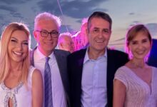 Γιώργος-Μυλωνάκης-–-Τίνα-Μεσσαροπούλου:-Η-πρώτη-βραδινή-έξοδος-μετά-την-περιπέτεια-υγείας