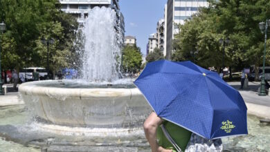 Καιρός-σήμερα:-Τοπικές-βροχές-στα-δυτικά-τμήματα-–-Στους-35-βαθμούς-η-θερμοκρασία-στην-Αττική
