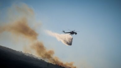 Φωτιά-στη-Λέσβο:-Σηκώθηκαν-3-εναέρια-μέσα-–-Ήχησε-το-112