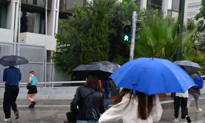 Καιρός:-Καταιγίδες,-κεραυνοί-και-χαλάζι-μέχρι-το-Σάββατο-–-Πορτοκαλί-συναγερμός-στην-Αττική