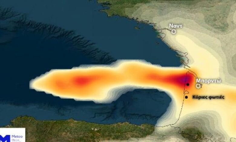 Φωτιές-σε-Γαλλία-και-Ισπανία:-Πάνω-από-500-χιλιόμετρα-ταξίδεψε-ο-καπνός-–-Βελτιωμένη-η-εικόνα-στη-Βαλένθια