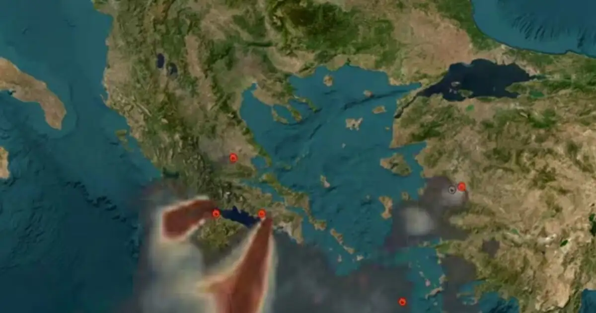 atmohub:-Οι-περιοχές-επηρεάζονται-από-τις-φωτιές-σε-Πόρτο-Γερμενό,-Βοιωτία,-Φωκίδα-και-Αιγιάλεια