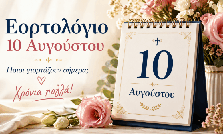Ποιοι-γιορτάζουν-σήμερα-10-Αυγούστου