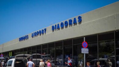 Ρόδος:-Πάνω-από-1,3-εκατ.-επιβάτες-τον-Ιούλιο-στο-αεροδρόμιο-«Διαγόρας»