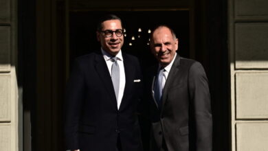 Γεραπετρίτης-σε-Κόμπο:-Αταλάντευτη-η-στήριξη-της-Ελλάδας-για-επανένωση-της-Κύπρου