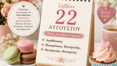 Ποιοι-γιορτάζουν-σήμερα-22-Αυγούστου