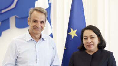 Συνάντηση-Μητσοτάκη-με-την-υποψήφια-για-το-αξίωμα-του-νέου-γενικού-γραμματέα-του-ΟΗΕ