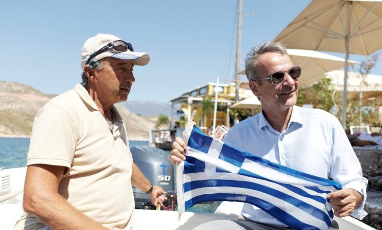 Κυριάκος-Μητσοτάκης-από-το-Καστελόριζο:-Μέσα-στην-επόμενη-τετραετία-πρέπει-να-έχουμε-κλείσει-όλα-τα-ανοιχτά-μέτωπα-–-37-έργα-27-εκατ.-ευρώ