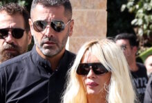 Γιώργος-Μαζωνάκης:-Η-Πάολα-στο-λαϊκό-προσκύνημα-–-Μαζί-της-ο-πρώην-σύζυγος-και-ο-νυν-σύντροφός-της