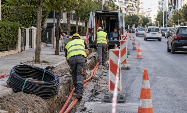 Κονδύλη:-Κλείνει-τμήμα-της-για-έργα-οπτικών-ινών