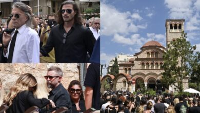 Κηδεία-Γιώργου-Μαζωνάκη:-Οι-διάσημοι-που-βρέθηκαν-στο-«ύστατο-χαίρε»-–-Συντετριμμένοι-Παπαρίζου,-Θεοδωρίδου-και-Ψινάκης