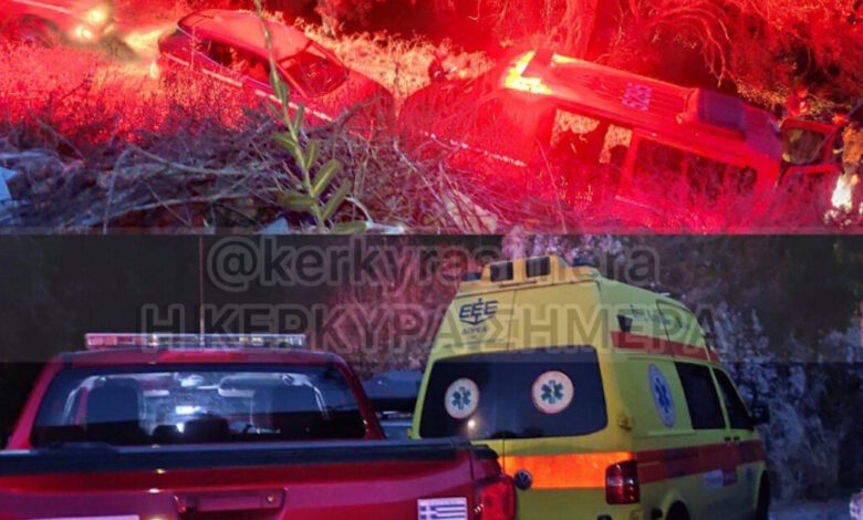 Τροχαίο-με-γουρούνα-στην-Κέρκυρα:-Τραυματίστηκαν-σοβαρά-δύο-τουρίστες