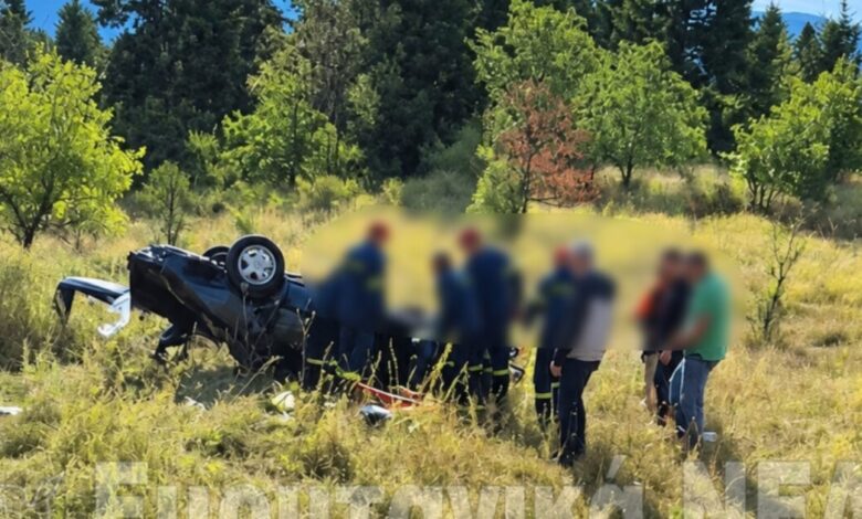 Ευρυτανία:-Νεκρός-65χρονος-κυνηγός-σε-τροχαίο-–-Το-αυτοκίνητο-τούμπαρε-σε-χαντάκι-80-μέτρα-από-τον-δρόμο