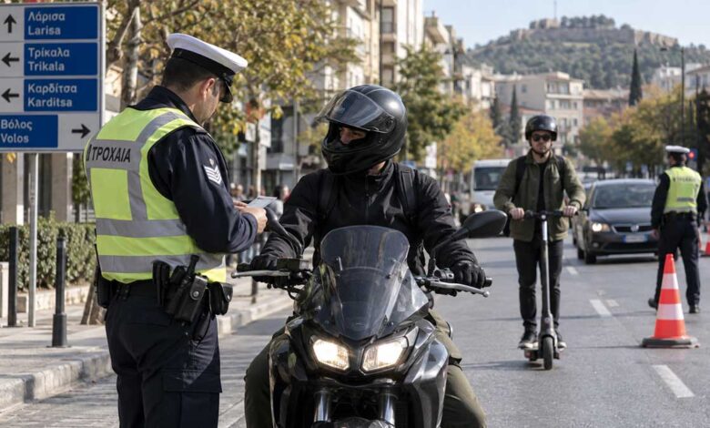 Τρίκαλα-–-21-παραβάσεις-για-κράνος-σε-208-ελέγχους