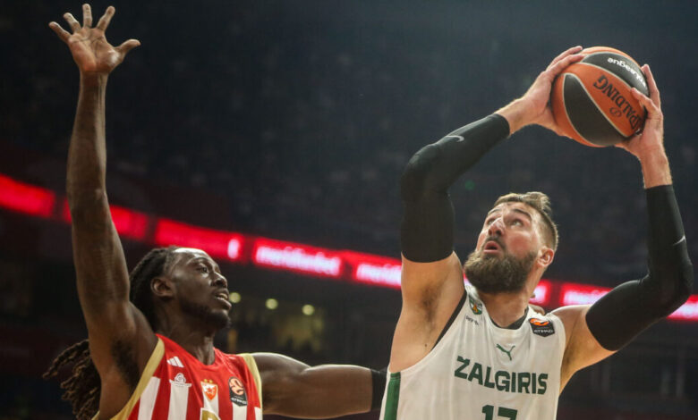 euroleague:-Σπουδαίο-διπλό-για-Ζαλγκίρις-στο-Βελιγράδι-με-Βαλαντσιούνας,-νίκη-με-ανατροπή-για-Μπαρτσελόνα