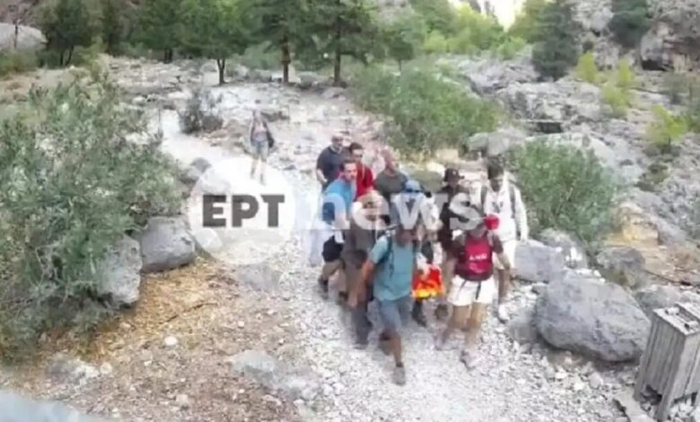 Συναγερμός-στο-φαράγγι-της-Σαμαριάς-–-Μοναχός-έχασε-τις-αισθήσεις-του-ενώ-το-διέσχιζε