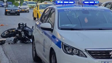 Μποτιλιάρισμα-στη-Βασιλίσσης-Σοφίας-μετά-το-Μέγαρο-Μουσικής-λόγω-τροχαίου-με-μηχανή