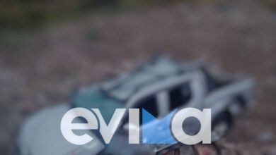 Εύβοια:-Αγροτικό-έπεσε-σε-γκρεμό-15-μέτρων-–-Απεγκλωβίστηκε-ο-οδηγός