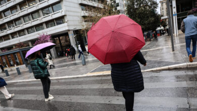 Καιρός:-Βροχές,-καταιγίδες,-χαλάζι-και-πτώση-θερμοκρασίας-–-Επικαιροποιήθηκε-το-έκτακτο-δελτίο
