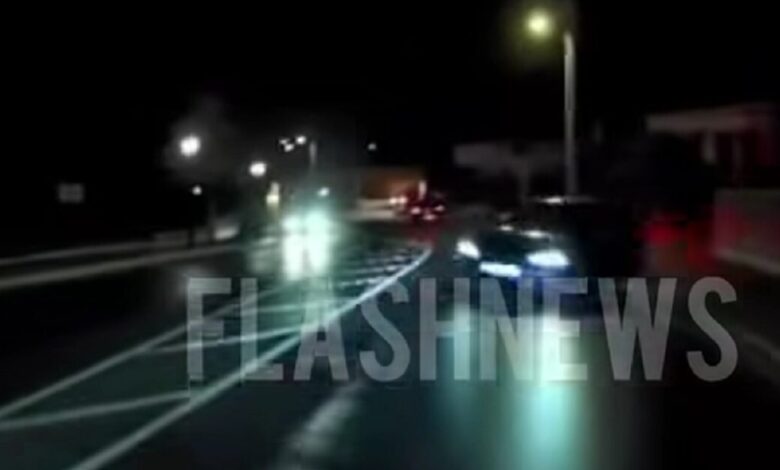 Βίντεο-από-σοκαριστικό-τροχαίο-στα-Χανιά:-Αυτοκίνητο-πέρασε-στο-αντίθετο-ρεύμα-και-έπεσε-πάνω-σε-ταξί
