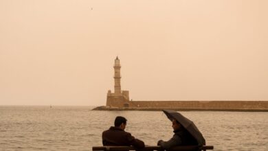 Καιρός-αύριο:-Ζέστη-έως-37-βαθμούς,-τοπικές-καταιγίδες-και-αφρικανική-σκόνη