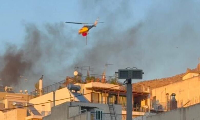 Οριοθετήθηκε-η-φωτιά-στο-Ψυχικό:-Μεγάλη-κινητοποίηση-της-πυροσβεστικής