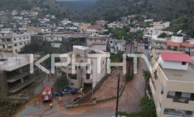 Κακοκαιρία-στην-Κρήτη:-«Κρανίου-τόπος»-τα-Ζωνιανά,-δρόμοι-θαμμένοι-στη-λάσπη-–-Εικόνες-της-θεομηνίας-από-ψηλά
