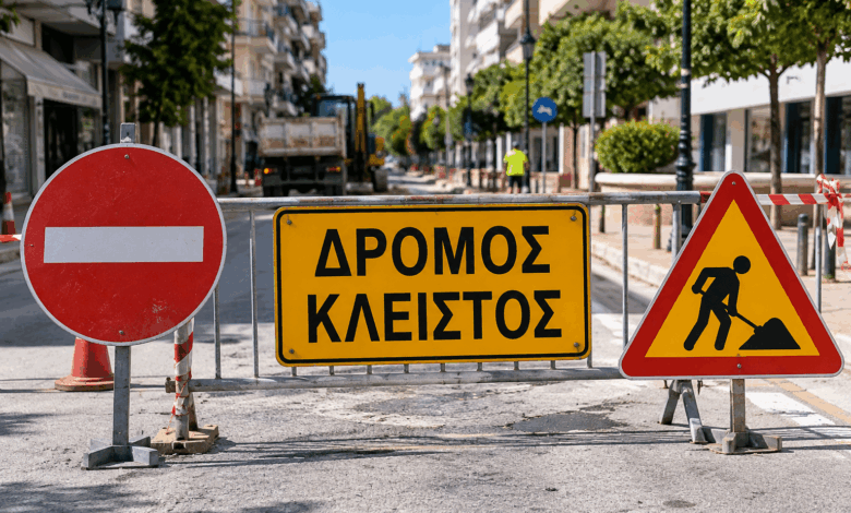 Τρίκαλα:-Κλείνει-η-οδός-Αριστοτέλους-για-έξι-ημέρες