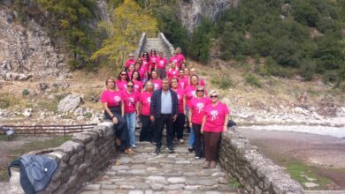 Δήμος-Πύλης:-Μήνυμα-πρόληψης-από-τη-γέφυρα-του-Αγίου-Βησσαρίωνα