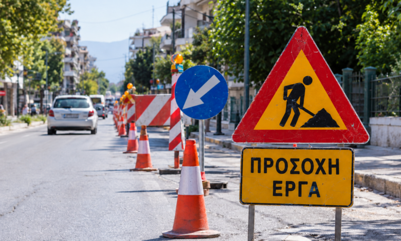Τρίκαλα:-Διακοπή-στην-Ασπροποτάμου,-έργα-στη-Ριζαριού