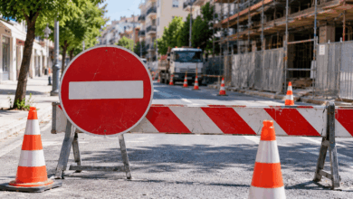 Τρίκαλα:-Διακοπή-κυκλοφορίας-στην-Αριστοτέλους