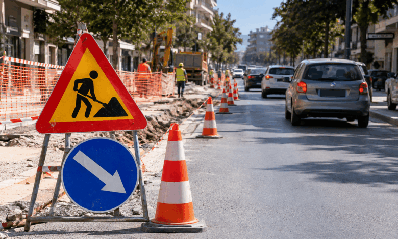 Τρίκαλα:-Στενεύει-η-Αρριανού-τη-Δευτέρα-λόγω-εργασιών