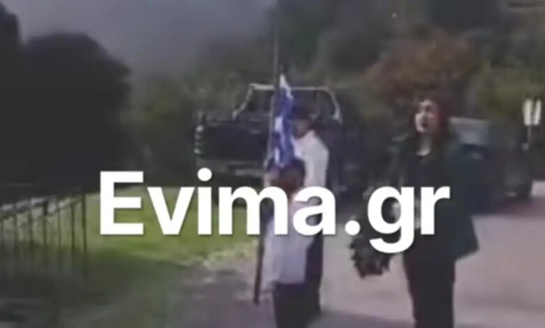 28η-Οκτωβρίου:-Παρέλασαν-μόνο-τρία-παιδάκια-στην-Εύβοια-στο-μικρό-χωριό-Κόμητο
