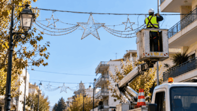 Τρίκαλα:-Κλείνουν-δύο-δρόμοι-για-εορταστικό-διάκοσμο