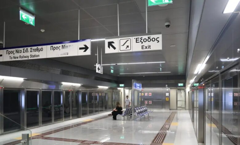 Θεσσαλονίκη:-Άνοιξαν-οι-έξι-σταθμοί-που-ήταν-κλειστοί-–-Σε-κανονική-λειτουργία-το-Μετρό